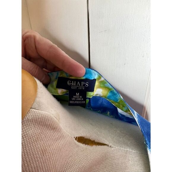 ❤️Chaps Blue tie dye tunic blouse - Picture 4 of 6